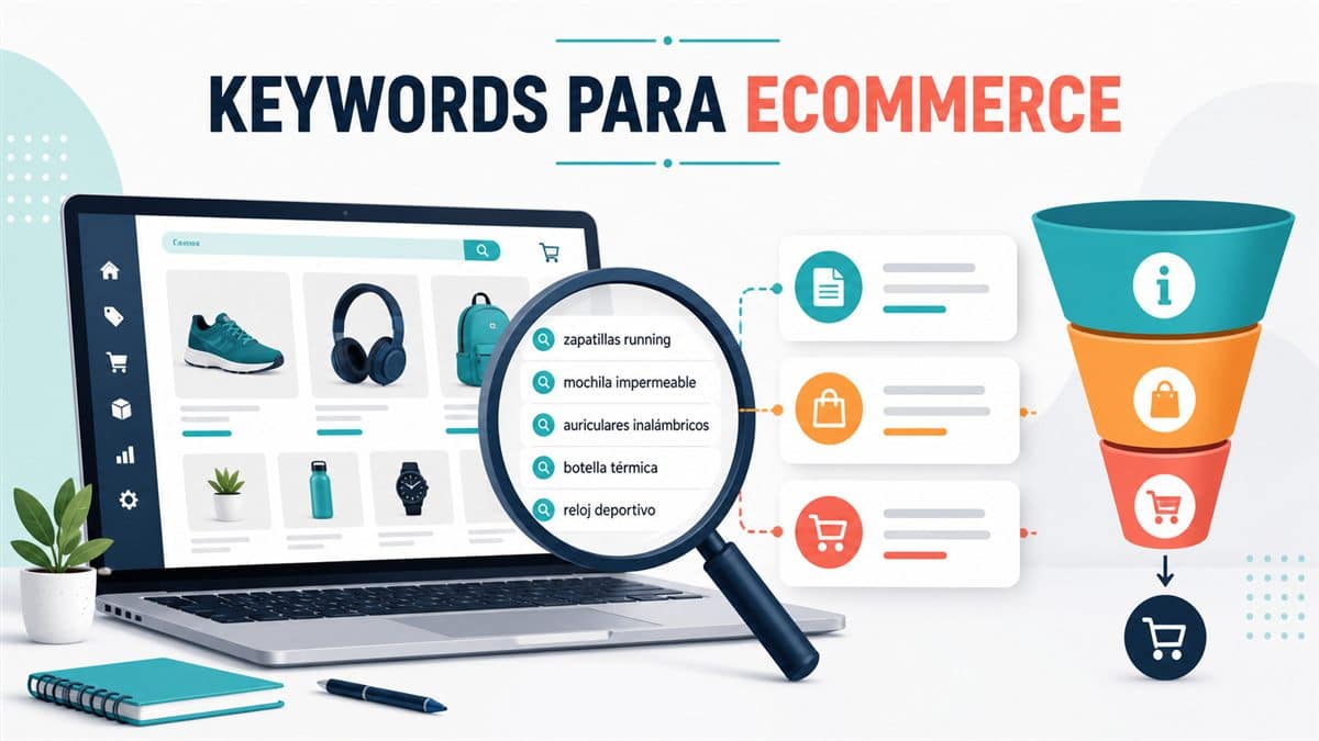 Cómo hacer un estudio de palabras clave para ecommerce 1 Infografía sobre investigación de palabras clave para ecommerce y las intenciones de búsqueda informativa, comercial y transaccional