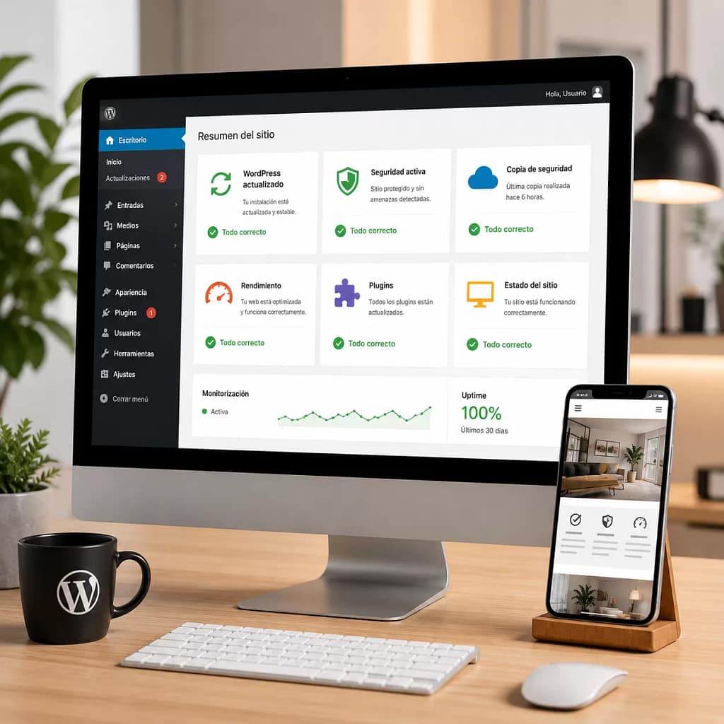Soporte web urgente: reparación de webs caídas y tiendas online 1 Soporte urgente para webs WordPress y tiendas online con errores