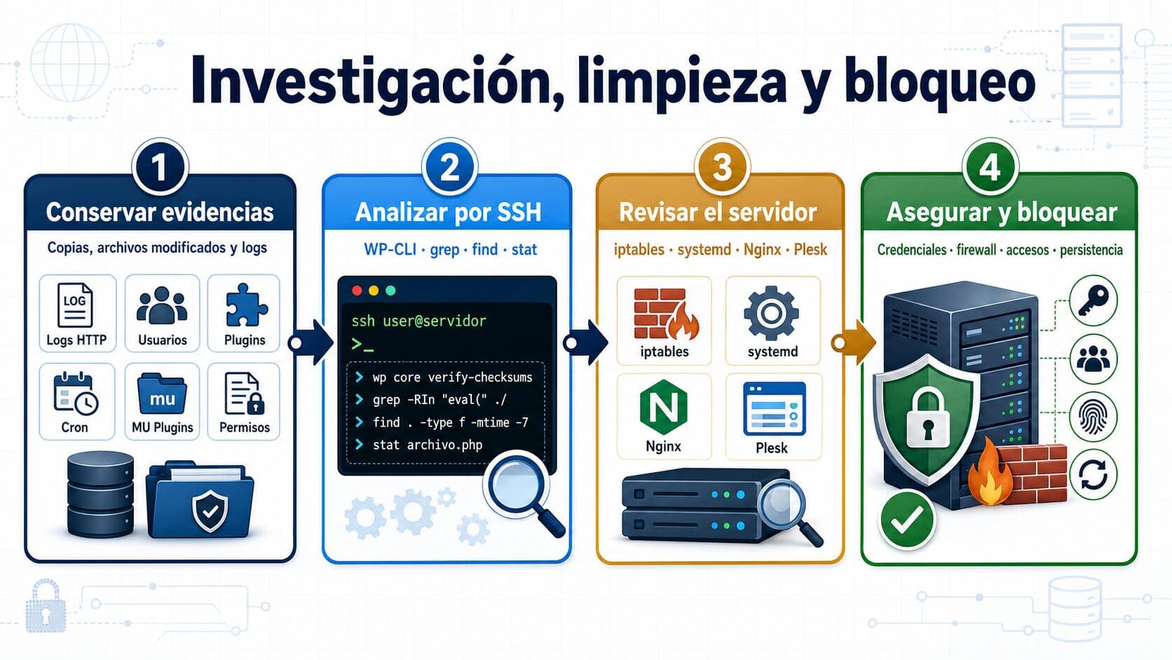 We Were Hacked: Why Removing the Malware Was Not Enough 2 Investigation and recovery of a hacked WordPress website using SSH, WP-CLI and server log analysis